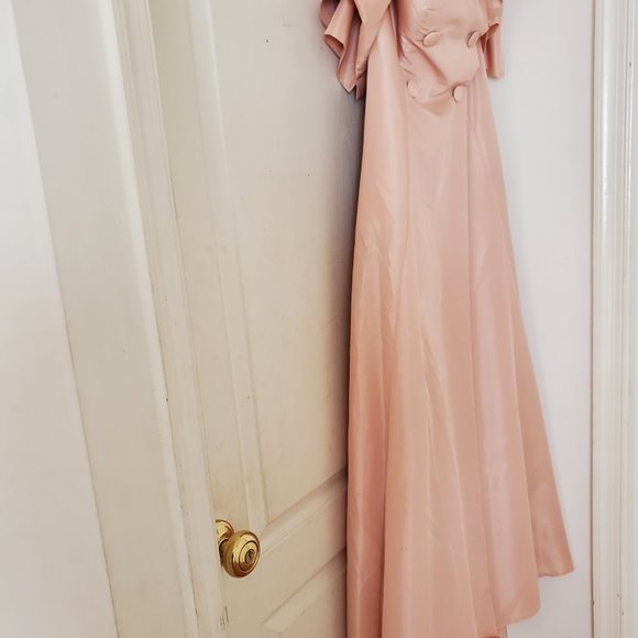 Sibel Yavuz Pink Double-breasted Coat Formal Dress - Picture 10 of 10